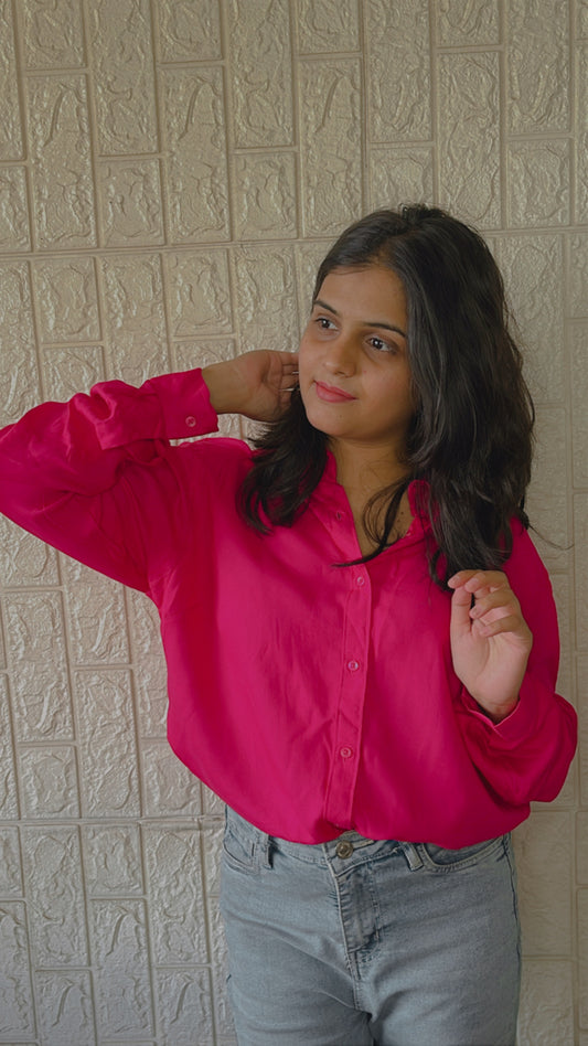 Hot Pink shirt🤍