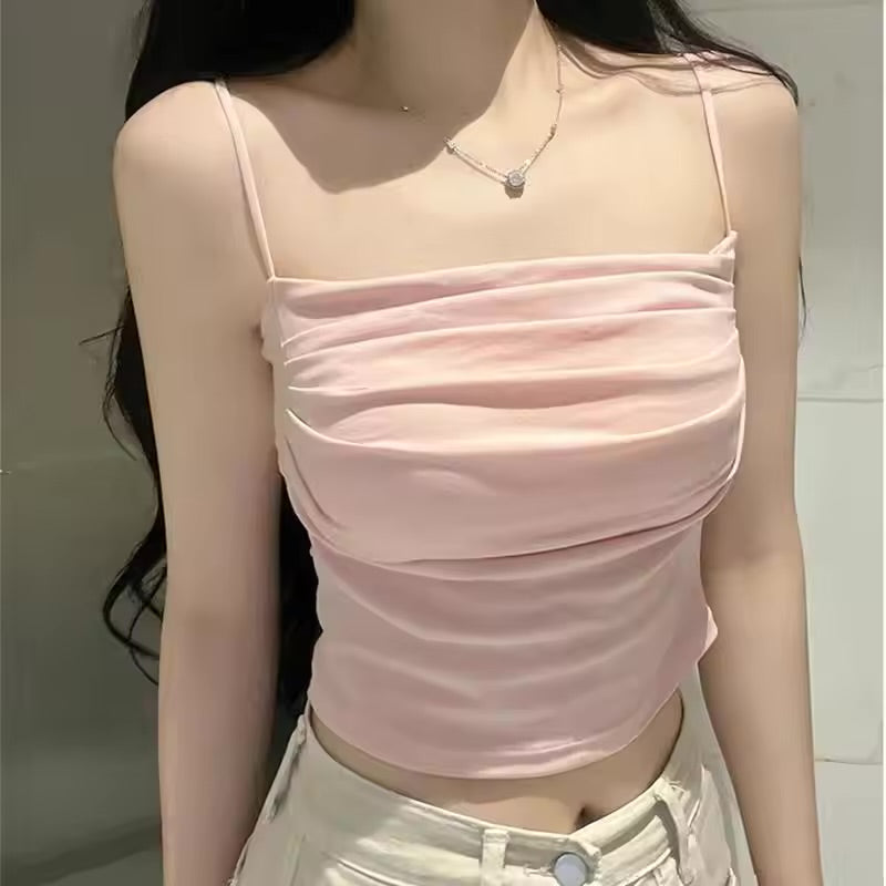 Ruched padded cami tops❤️