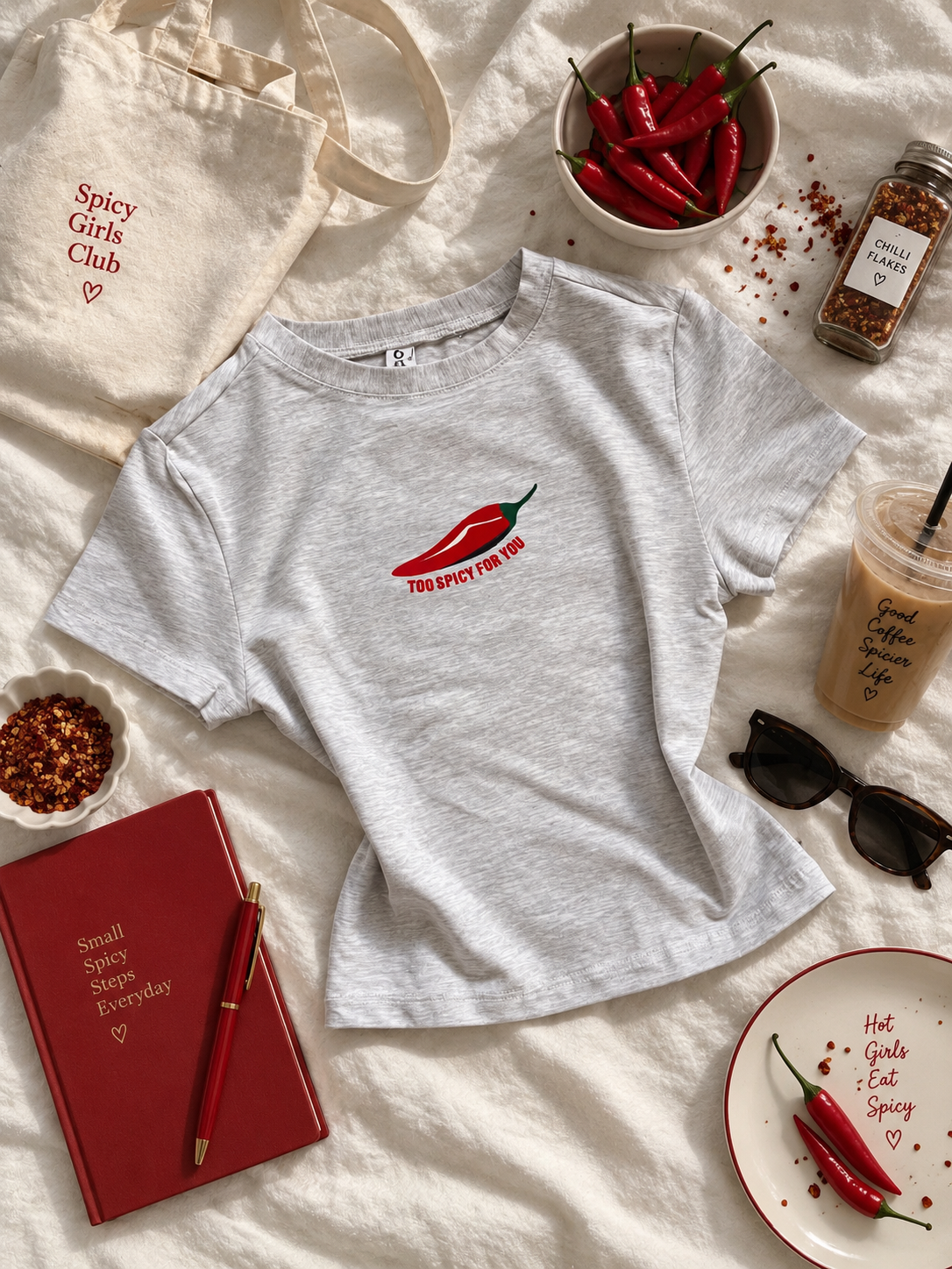 Too Spicy for you fitted tee