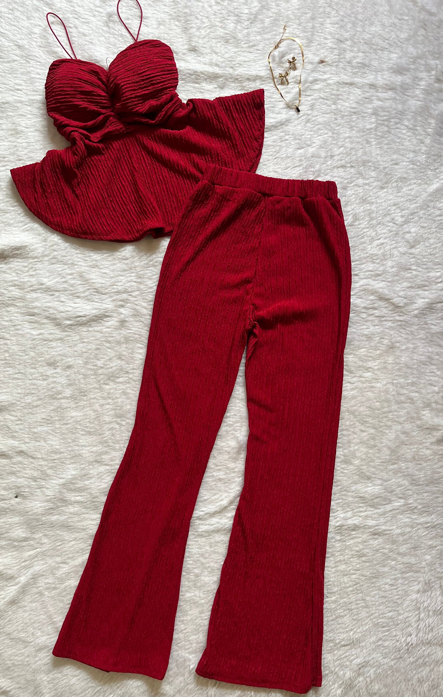 Red Spagetti cordset