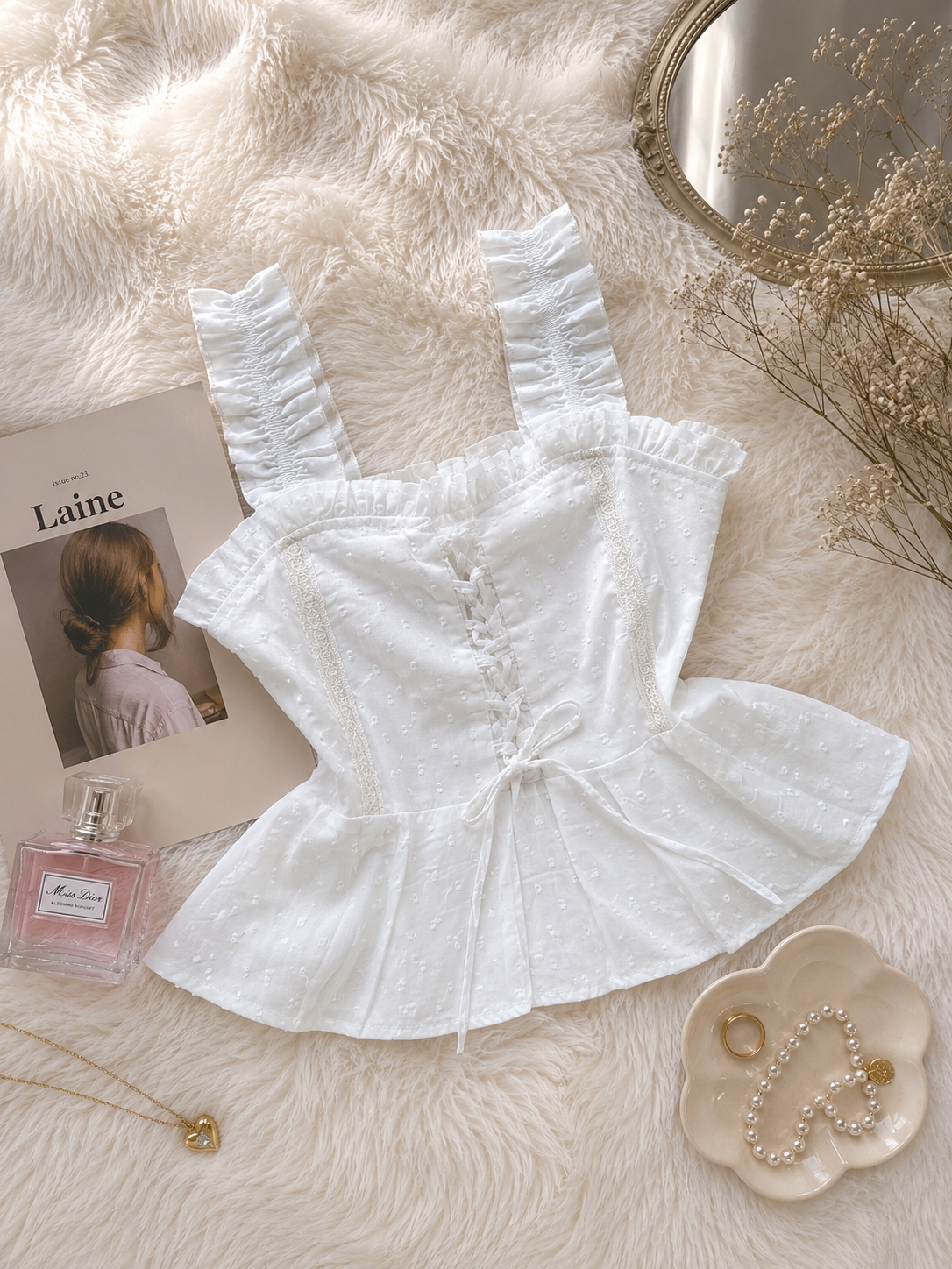 Solid cotton tops