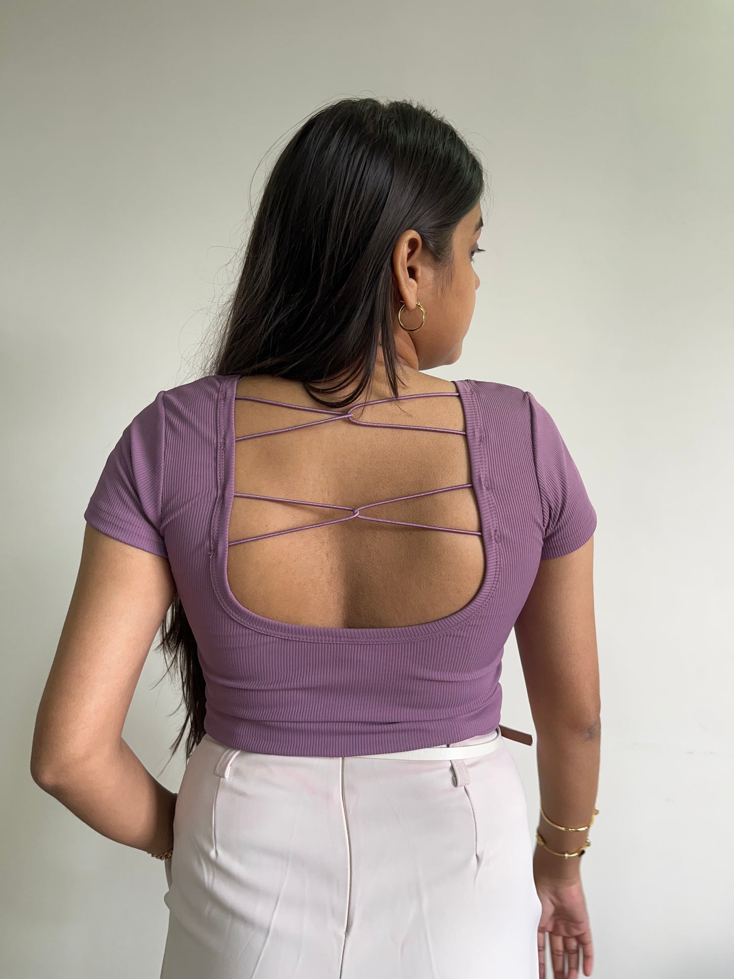 Backless padded tops