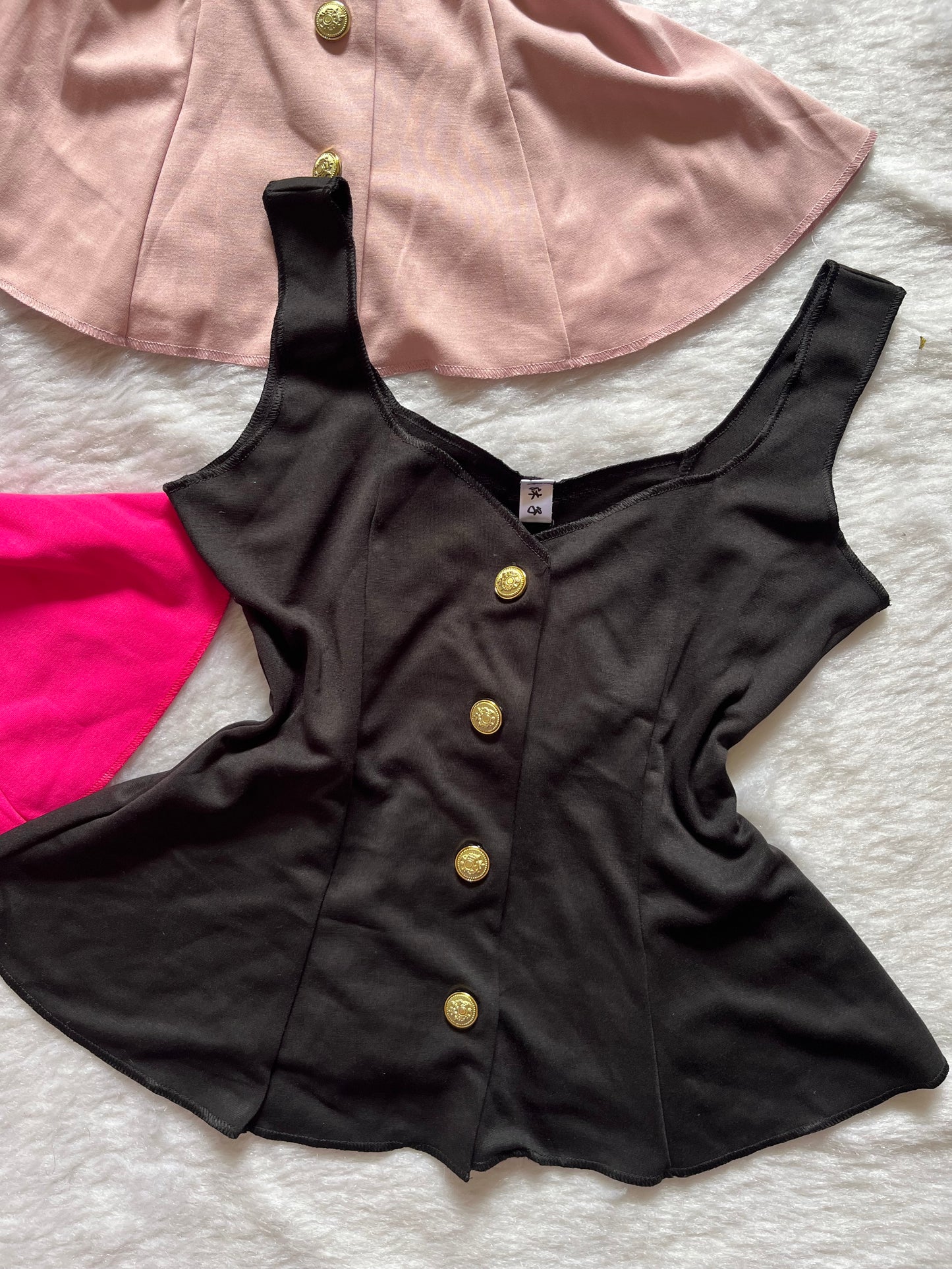 Formal peplum top🤍