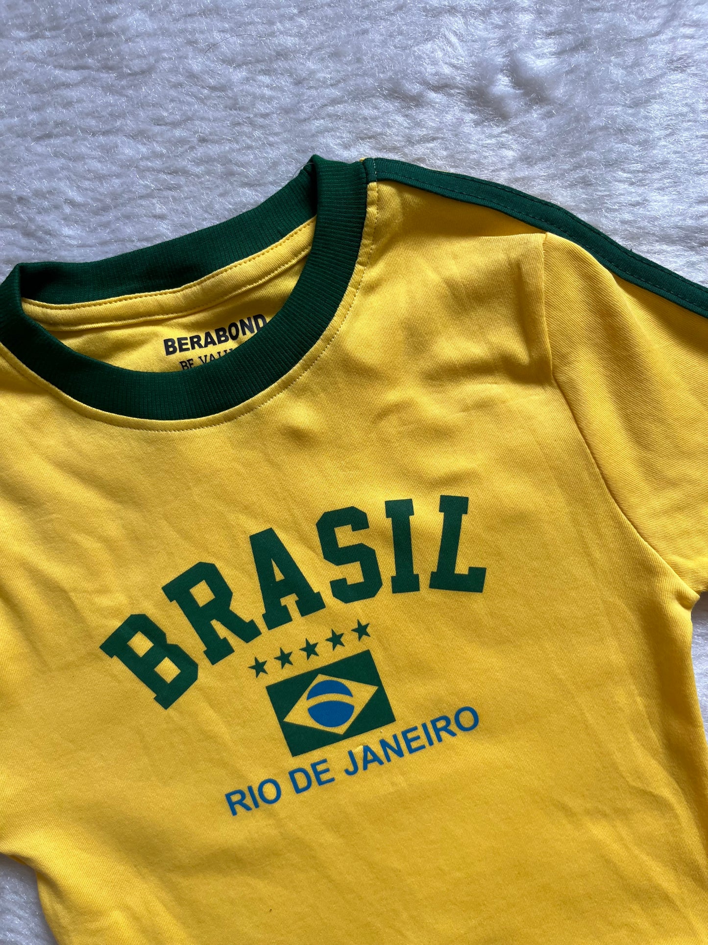 Yellow brasil tee❤️
