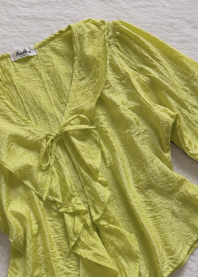 Ruffle crushed tops🫶🏻