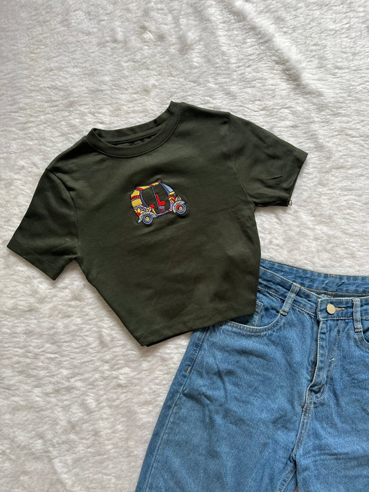 Olive ricky baby tee