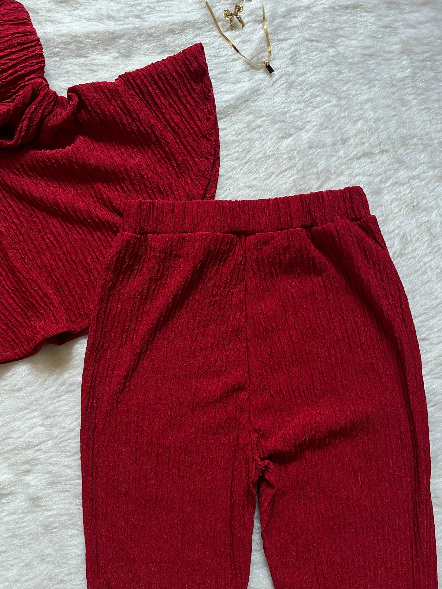 Red Spagetti cordset