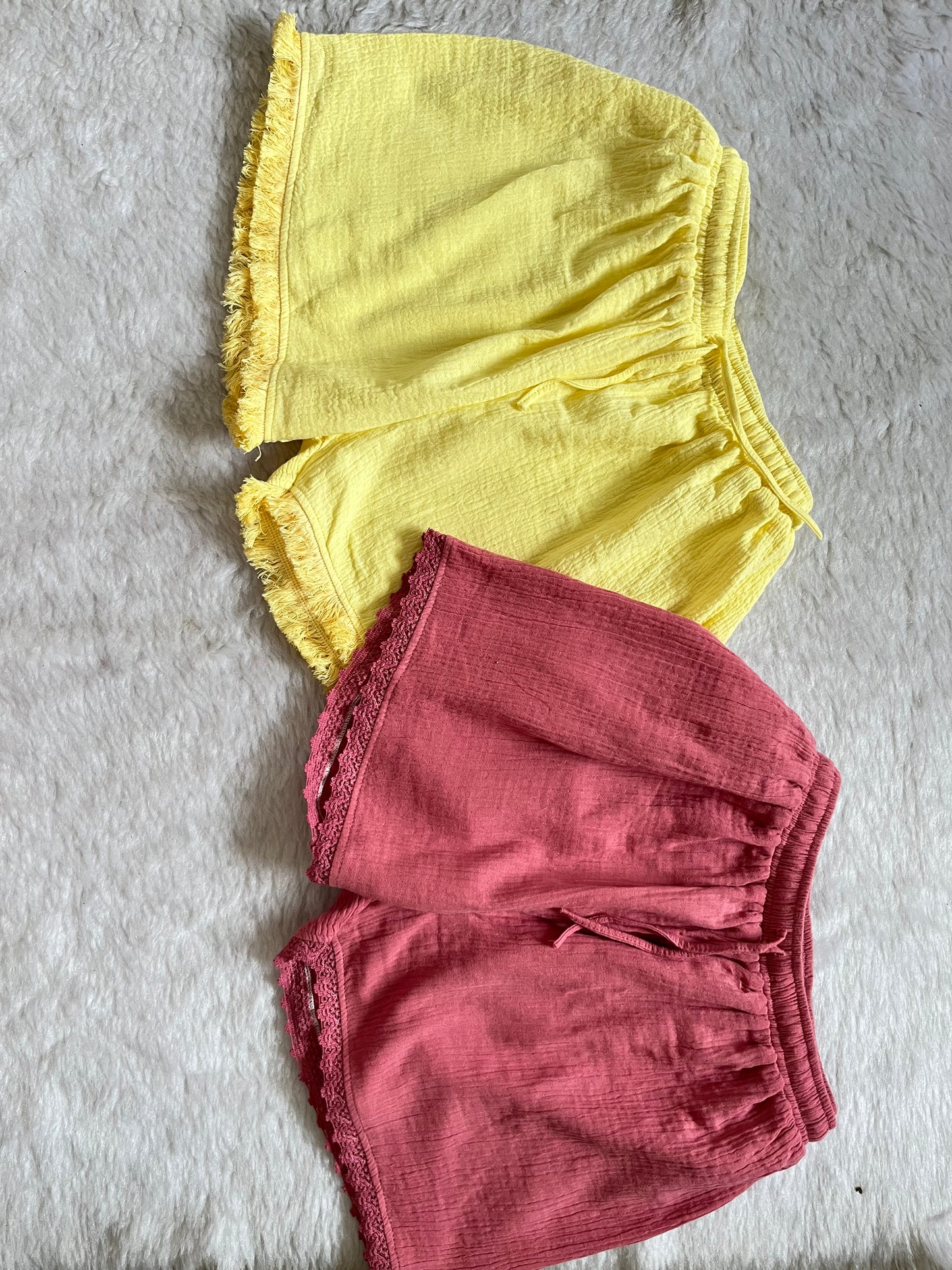 Linen cotton shorts 🤍