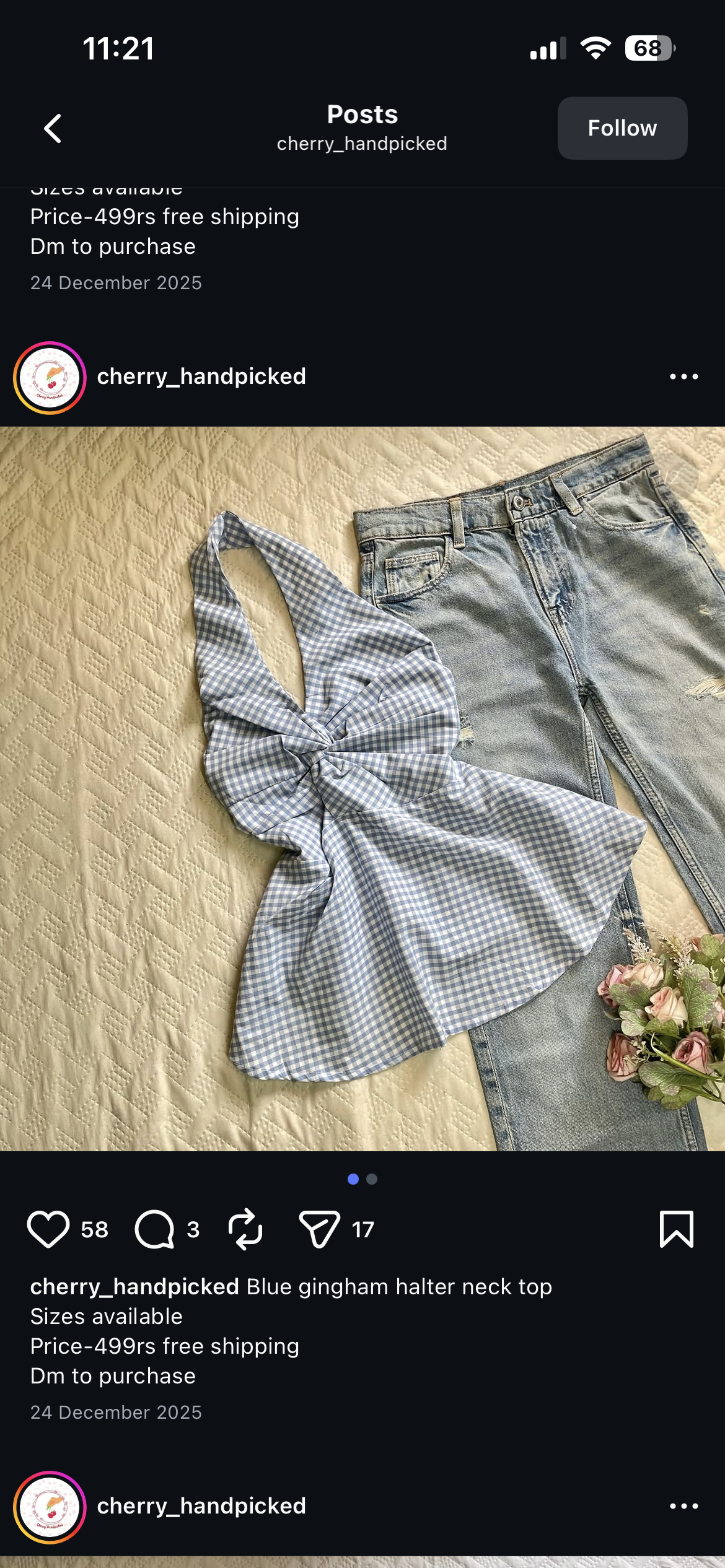 Cap sleeves knitted top