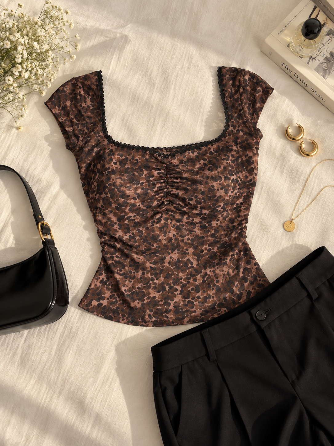 Cheetah print top
