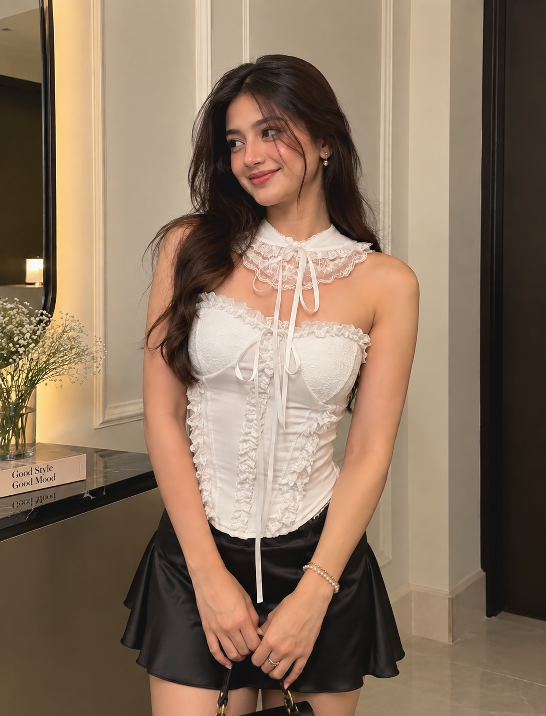 Cape style corsets