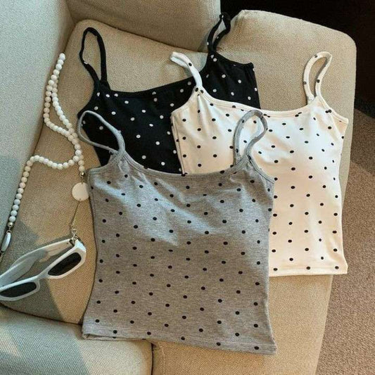 Polka dot camis