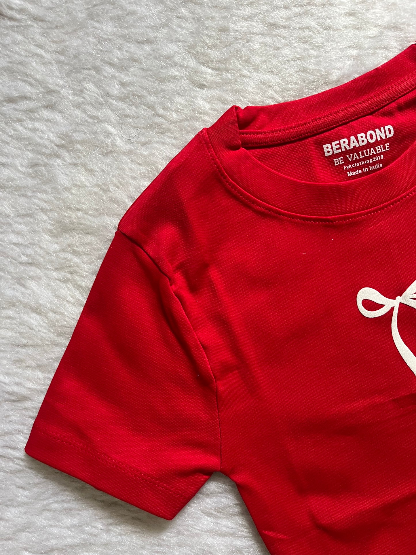 Bow fitted tee