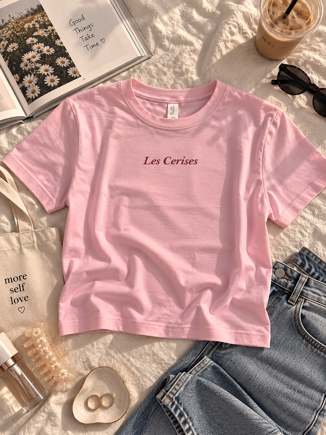 Les Cerises fitted tee