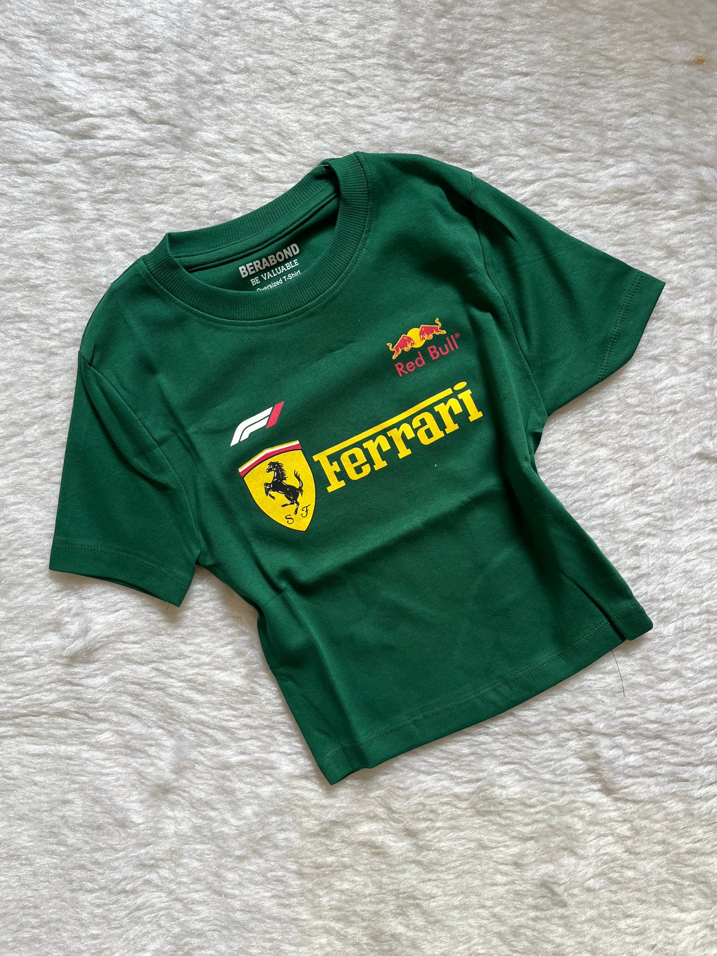 Green Ferrari fitted tee