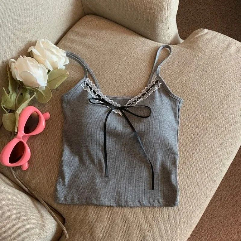 Lacy cami tops