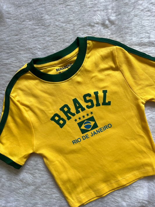 Yellow brasil tee❤️