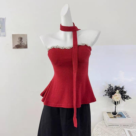 Embellished tube top❤️