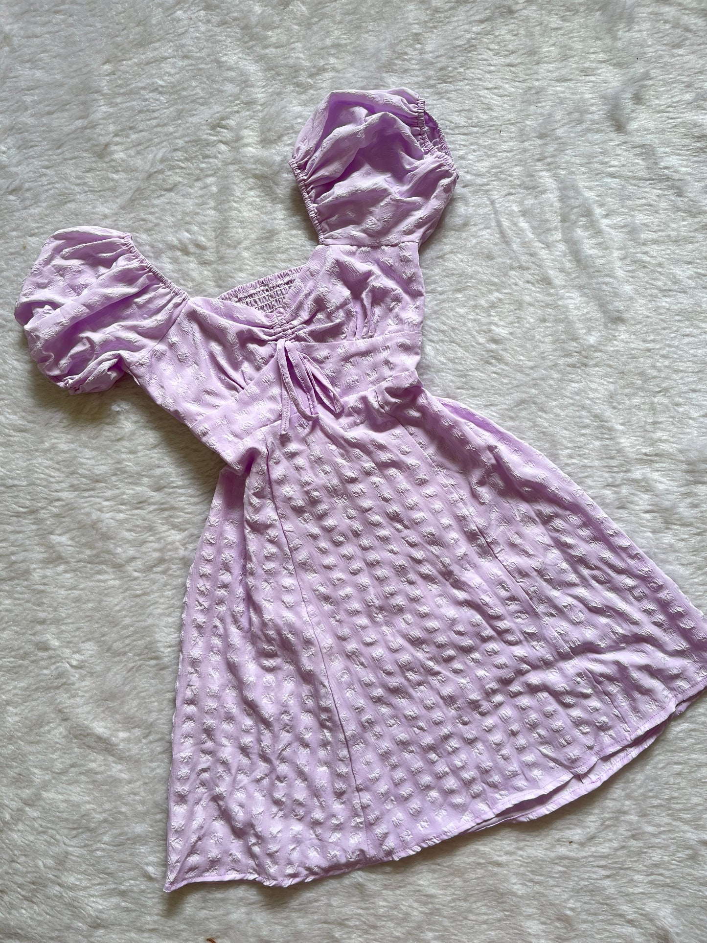 Purple aline dress