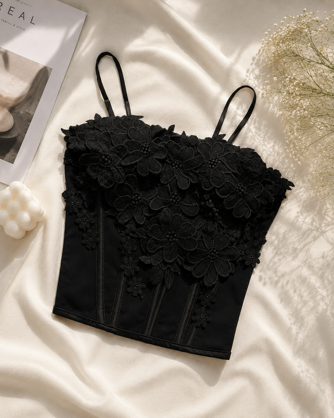 Flower 3d corset