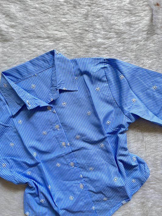 Cutwork shirt🤍