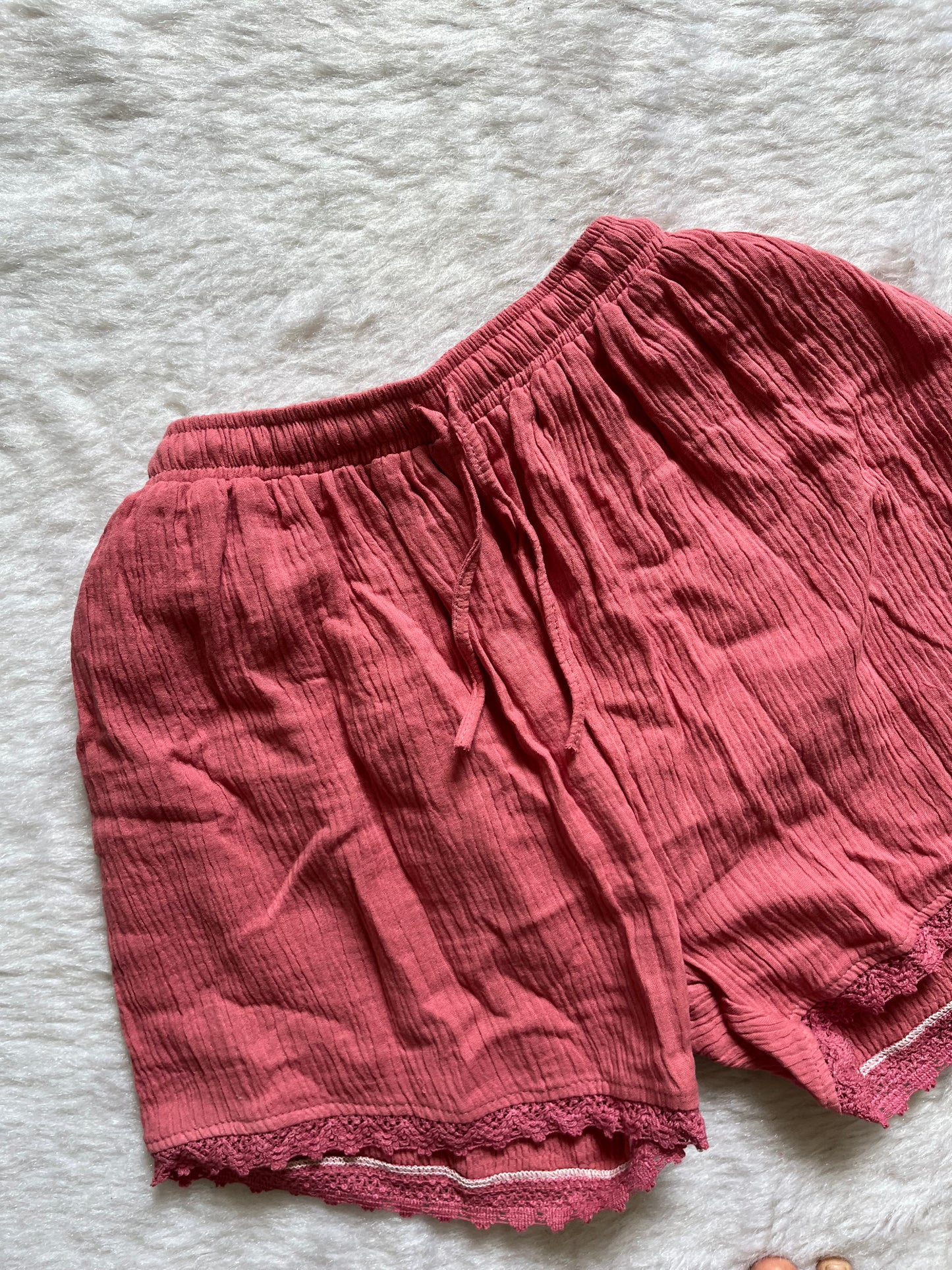 Linen cotton shorts 🤍