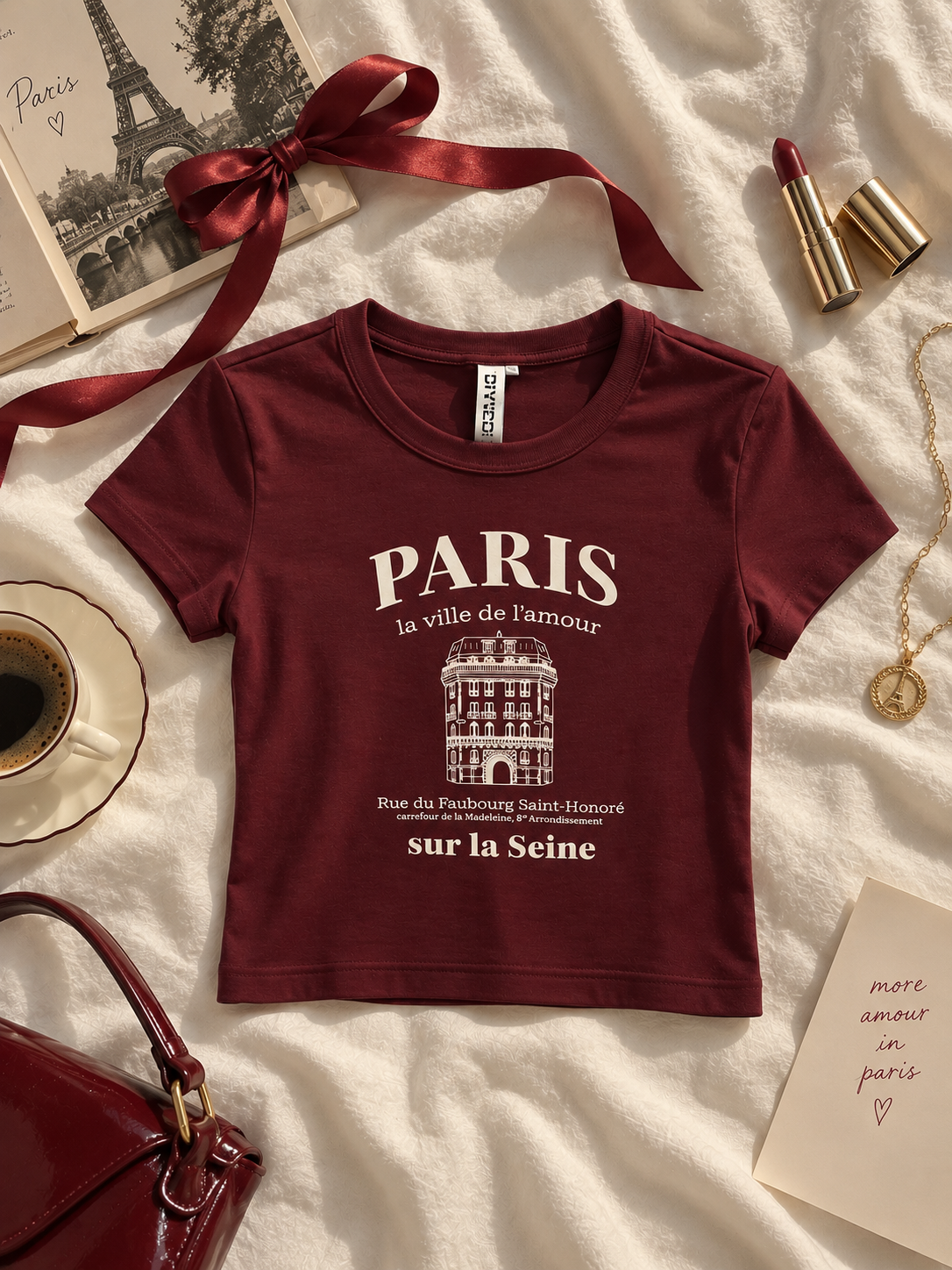 Paris La Ville fitted tee