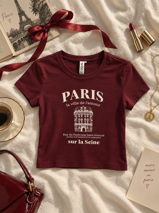 Paris La Ville fitted tee