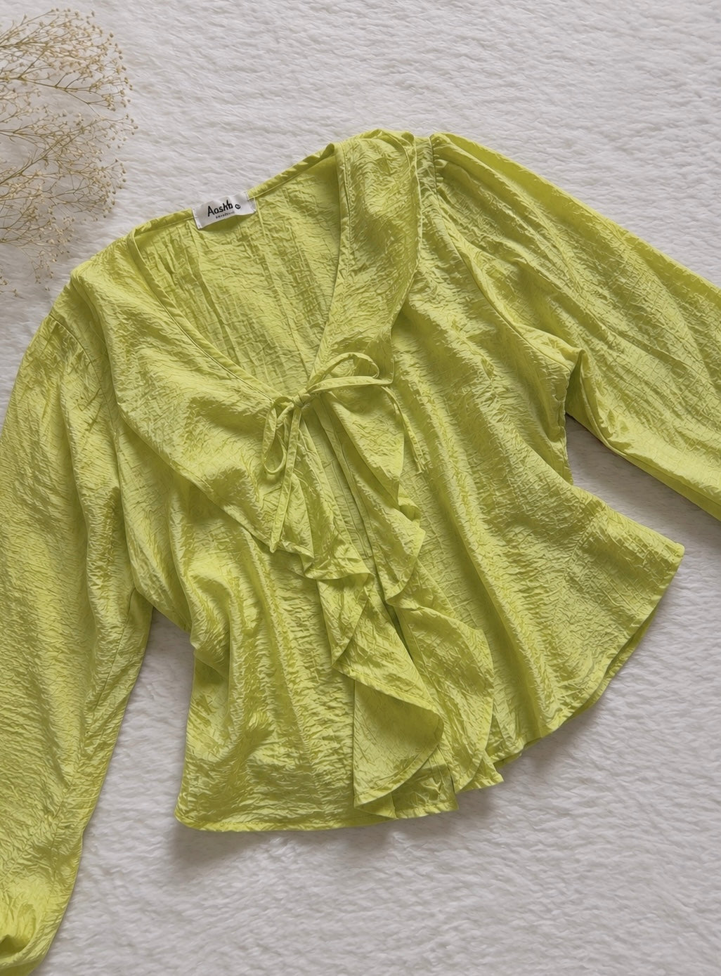 Ruffle crushed tops🫶🏻