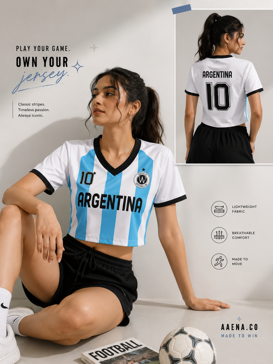 Arjentina fitted tee