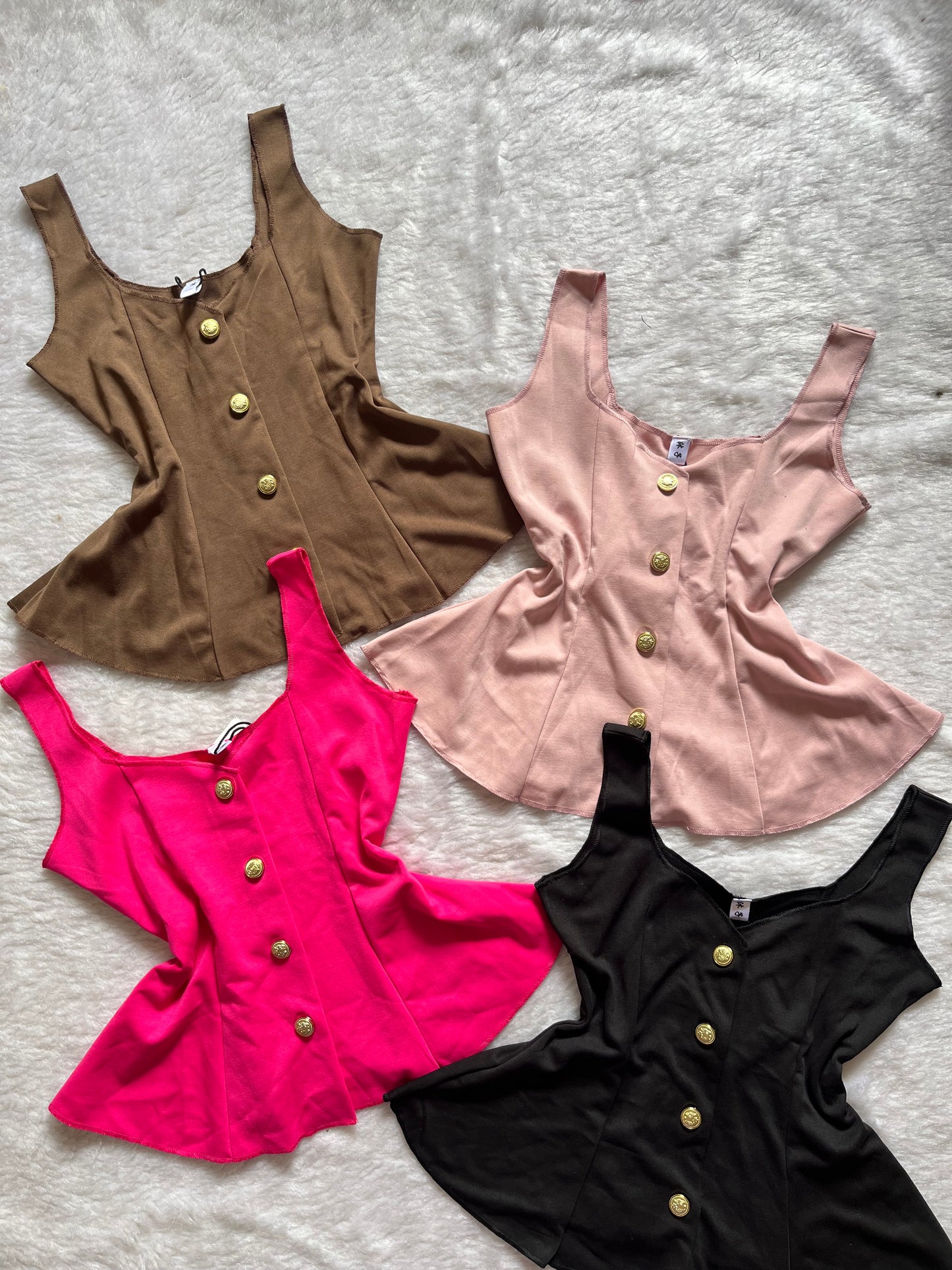 Formal peplum top🤍