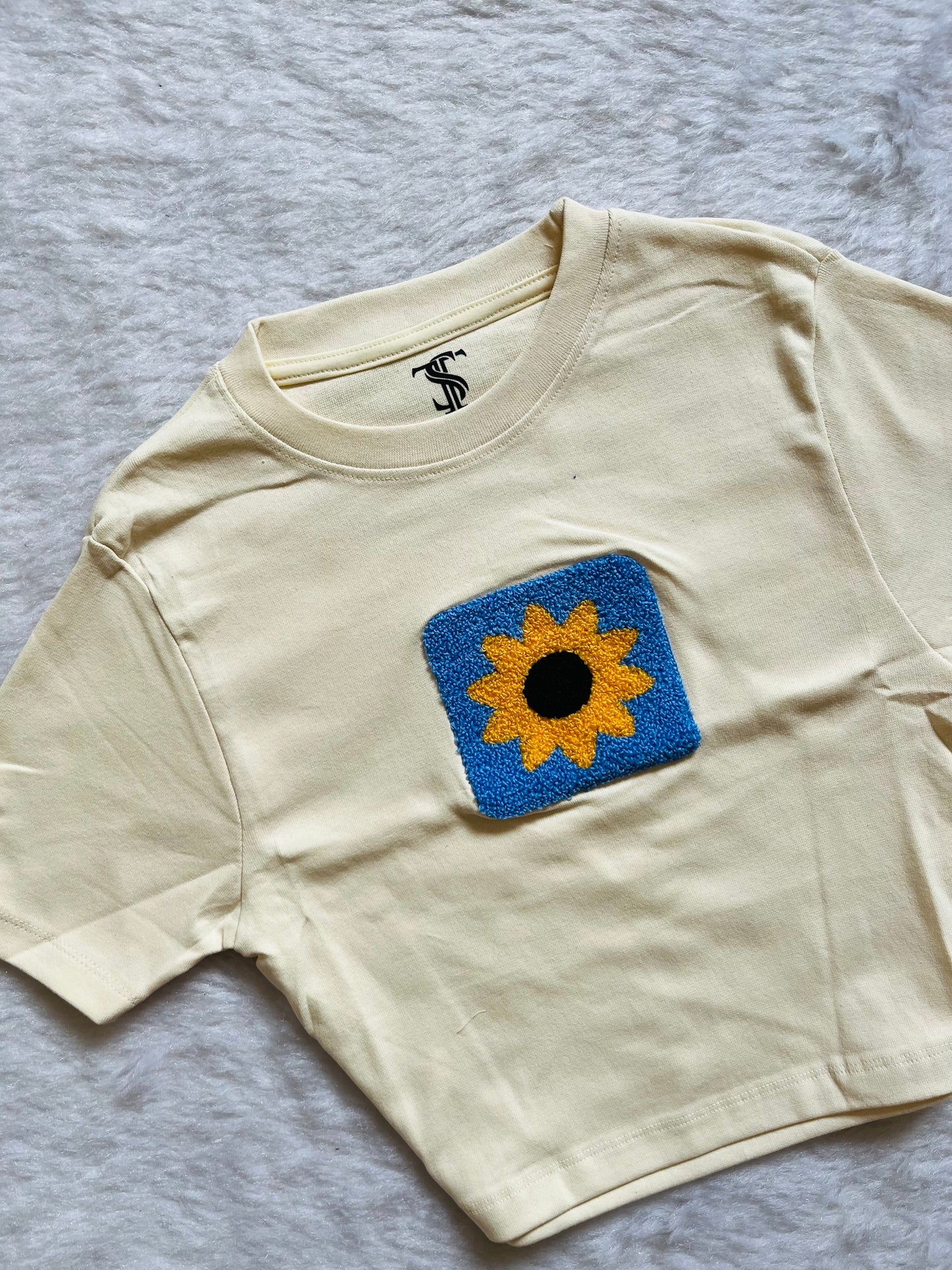 Flora back print baby tee