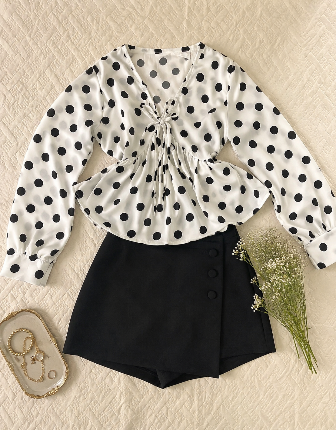 Cute polka top