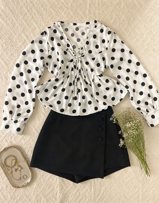 Cute polka top