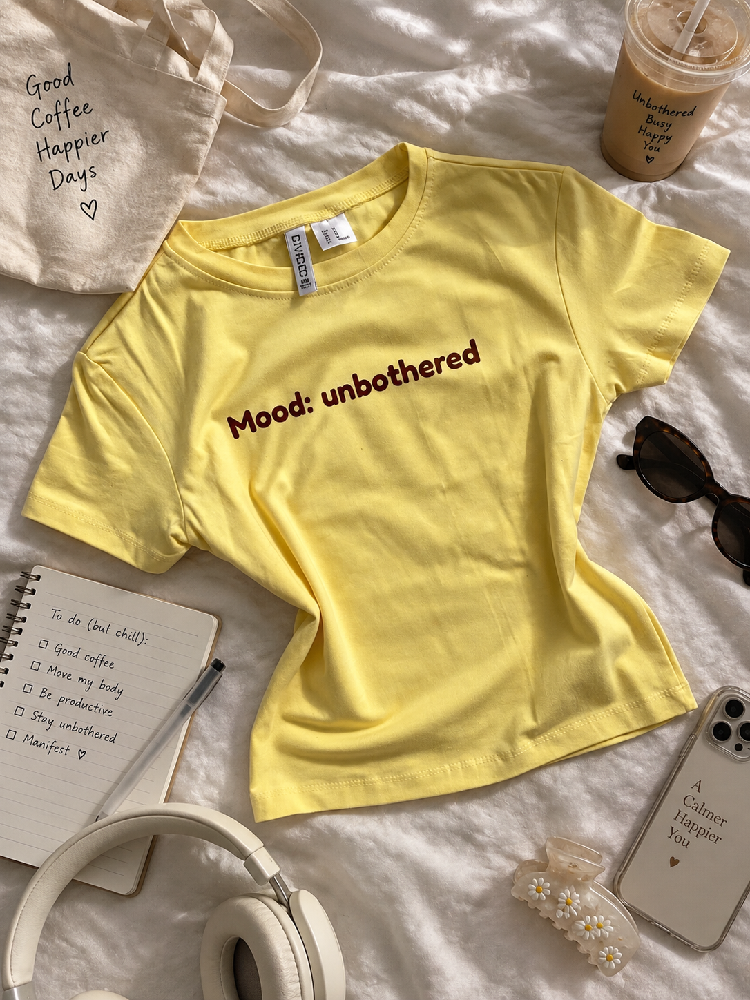 UNBOTHERED ME fitted tee