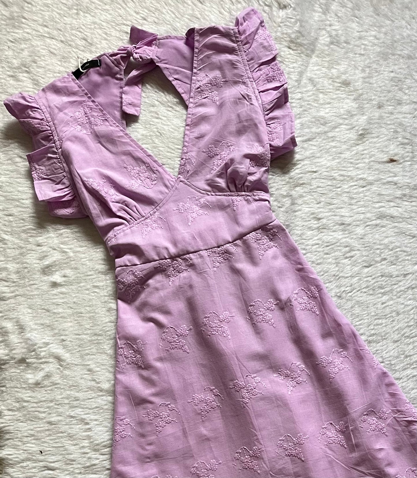 Purple maxi dress🤍