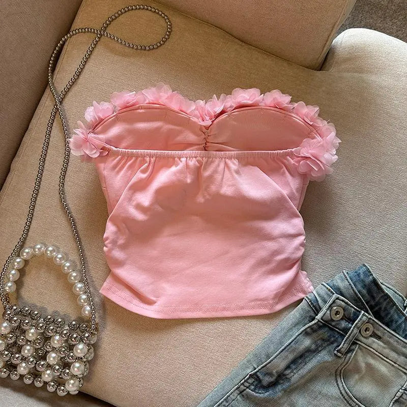 Ruffle tube tops