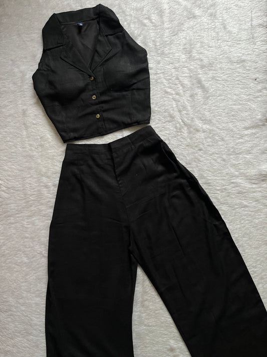 Black classic cordset🤍