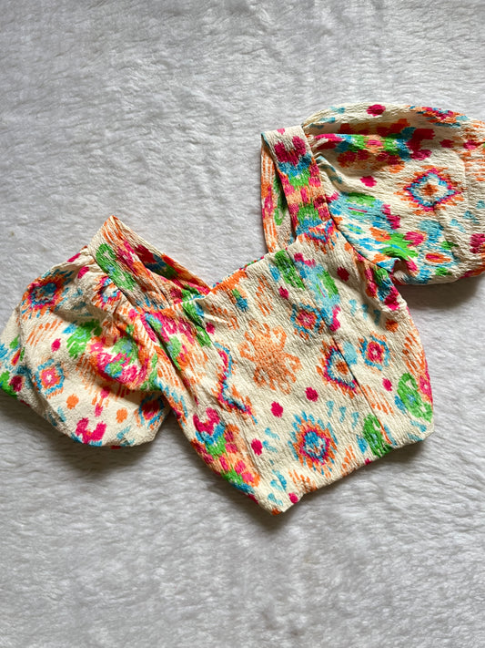 Printed Indie top