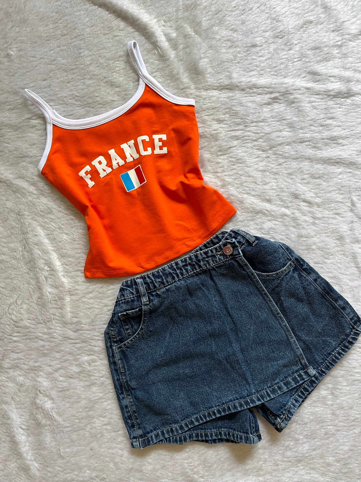 France tank and Skort set