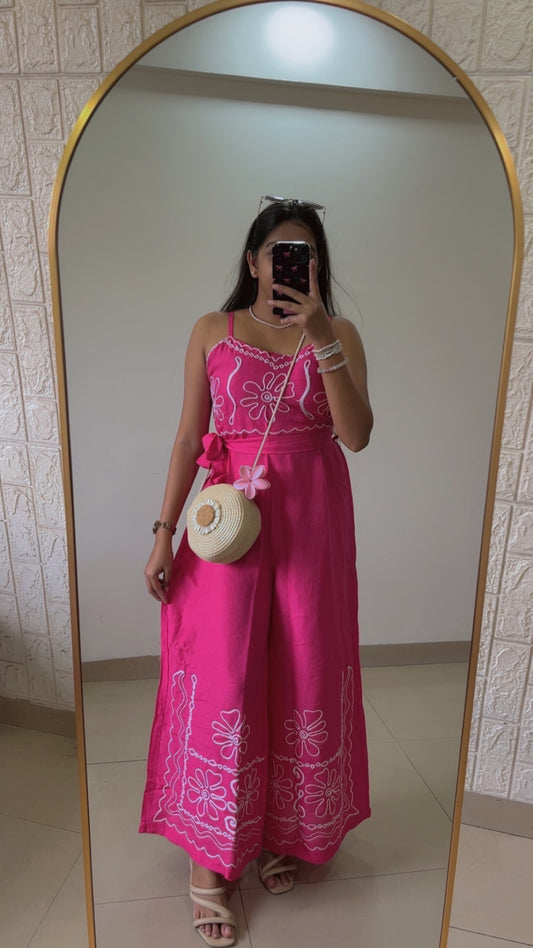 Pink beachy cordset