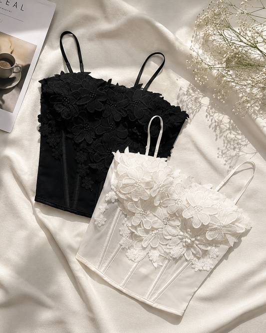 Flower 3d corset