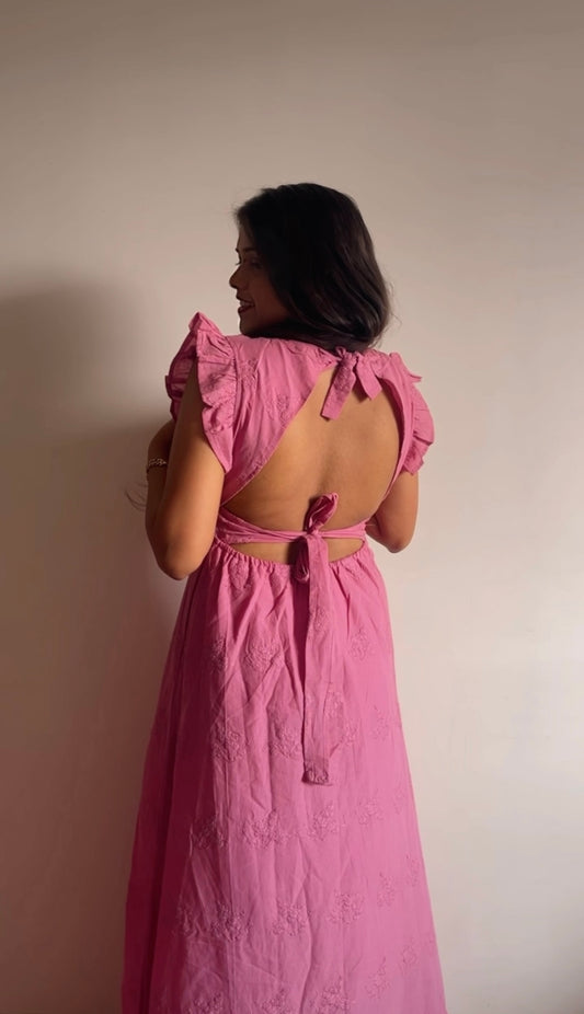 Mauve Pink maxi dress🤍