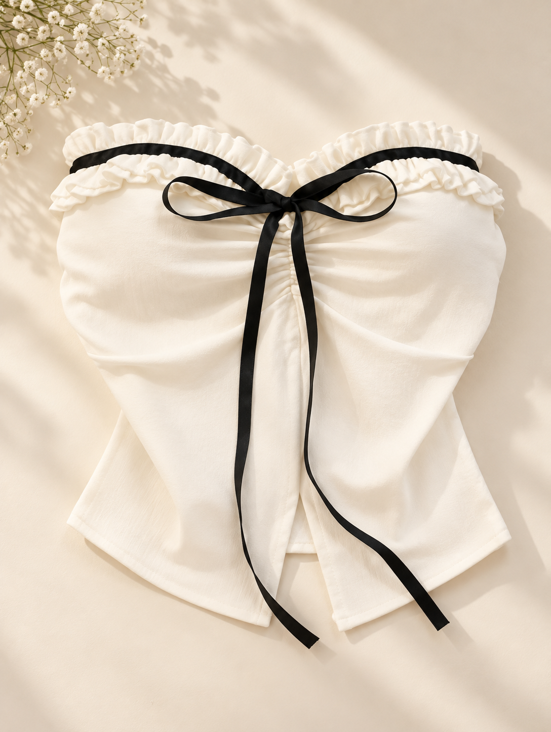 Coquette Ruffle tube tops